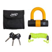 VINZ Dinara Schijfremslot ART4 - Oranje