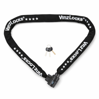 Vinz Janga 120 cm ART 4 kettingslot scooterslot motorslot vooraanzicht