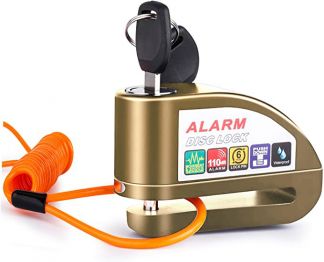 VINZ Schijfremslot met Alarm