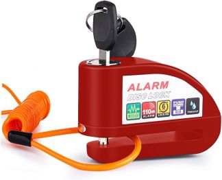 VINZ Schijfremslot met Alarm