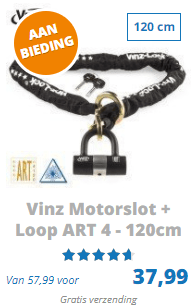 VINZ motorslot + Loop ART 4 goedgekeurd